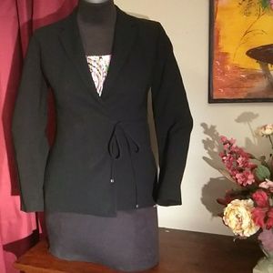 Ann Taylor Petites Women's Black Dress Jacket